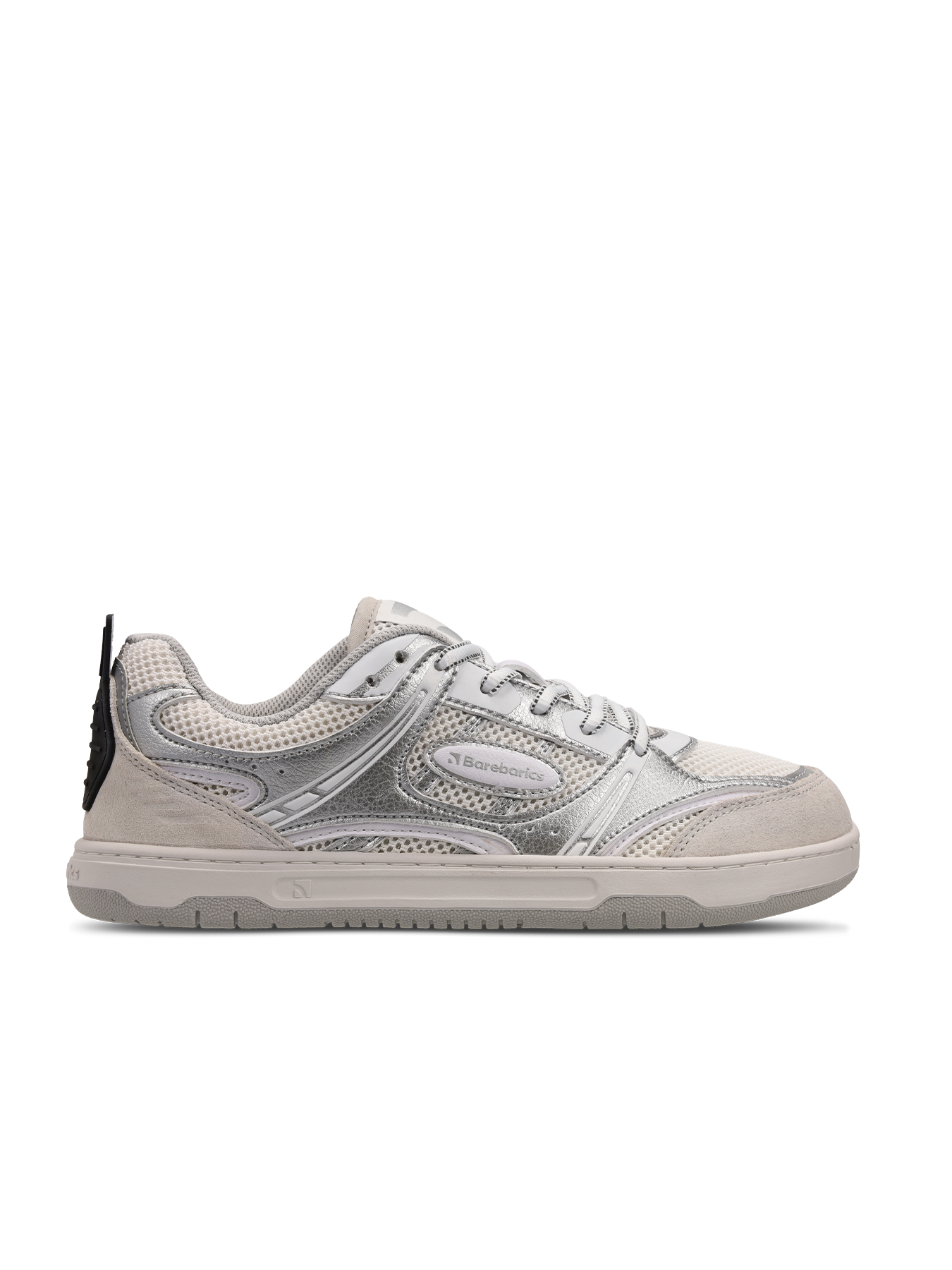 Barefoot Sneakers Barebarics Dropsta - Silver & White